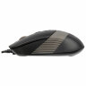 Мышь проводная A4TECH Fstyler FM10, USB, 3 кнопки + 1 колесо-кнопка, оптическая, черная, 1147673, 513923