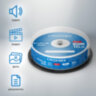 Диски DVD+R (плюс) CROMEX, 4,7 Gb, 16x, Cake Box (упаковка на шпиле), КОМПЛЕКТ 25 шт., 513777, 513777