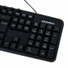 Клавиатура проводная SONNEN KB-8137, USB, 104 клавиши + 9 дополнительных, мультимедийная, черная, 512652, 512652