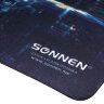 Коврик для мыши SONNEN "SINGULARITY", резина + ткань, 220х180х3 мм, 513293, 513293