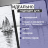 Скетчбук, слоновая кость 140 г/м2 130х210 мм, 80 л., КОЖЗАМ, резинка, BRAUBERG ART CLASSIC, черный, 113194, 113194