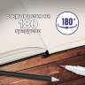 Скетчбук, слоновая кость 140 г/м2 130х210 мм, 80 л., КОЖЗАМ, резинка, BRAUBERG ART CLASSIC, черный, 113194, 113194