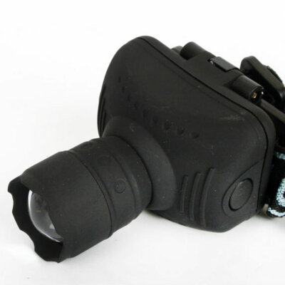 Фонарь налобный ULTRAFLASH 1Вт LED, ZOOM, 3 режима, питание 3хААА (не в комплекте), LED5354, 238288