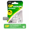 Батарейки КОМПЛЕКТ 4 шт., GP Alkaline, A76 (G13, LR44), алкалиновая, блистер, A76-С10, A76F-2CRU4, 457765
