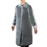 Халат одноразовый белый на липучках КОМПЛЕКТ 10 шт., XXL, 56-58 размер, 110 см, рукав на резинке, 30 г/м2, ОПТИТРЕЙД, 631248