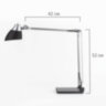 Настольная лампа / светильник SONNEN PH-104, на подставке, LED, 8 Вт, металлический корпус, черный, 236690, 236690