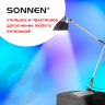 Настольная лампа / светильник SONNEN PH-104, на подставке, LED, 8 Вт, металлический корпус, черный, 236690, 236690