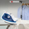 Утюг SONNEN SI-237A, 1800 Вт, антипригарное покрытие, синий/белый, 453504, 453504