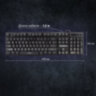 Клавиатура проводная SONNEN KB-7010, USB, 104 клавиши, LED-подсветка, черная, 512653, 512653