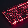 Клавиатура проводная SONNEN KB-7010, USB, 104 клавиши, LED-подсветка, черная, 512653, 512653