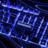Клавиатура проводная SONNEN KB-7010, USB, 104 клавиши, LED-подсветка, черная, 512653, 512653