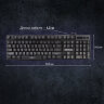 Клавиатура проводная SONNEN KB-7010, USB, 104 клавиши, LED-подсветка, черная, 512653, 512653