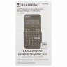 Калькулятор инженерный BRAUBERG SC-850 (163х82 мм), 240 функций, 10+2 разрядов, двойное питание, ЧЕРНЫЙ, 250525, 250525