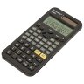 Калькулятор инженерный BRAUBERG SC-850 (163х82 мм), 240 функций, 10+2 разрядов, двойное питание, ЧЕРНЫЙ, 250525, 250525