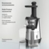 Соковыжималка BQ (БИ-КЬЮ) J2003, 200 Вт, стакан 0,6 л, емкость жмыха 0,6 л, металл, серый, 86197688, 457529
