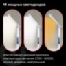 Настольная лампа / светильник SONNEN BR-888A, на подставке, светодиодный, LED, 9 Вт, белый, 236664, 236664