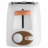 Тостер CENTEK CT-1420, 750 Вт, 2 тоста, 7 режимов, пластик, белый, 457611